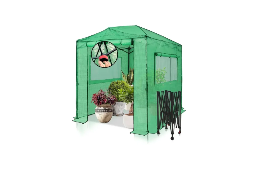3. EAGLE PEAK 8x6 Portable Walk-In Greenhouse