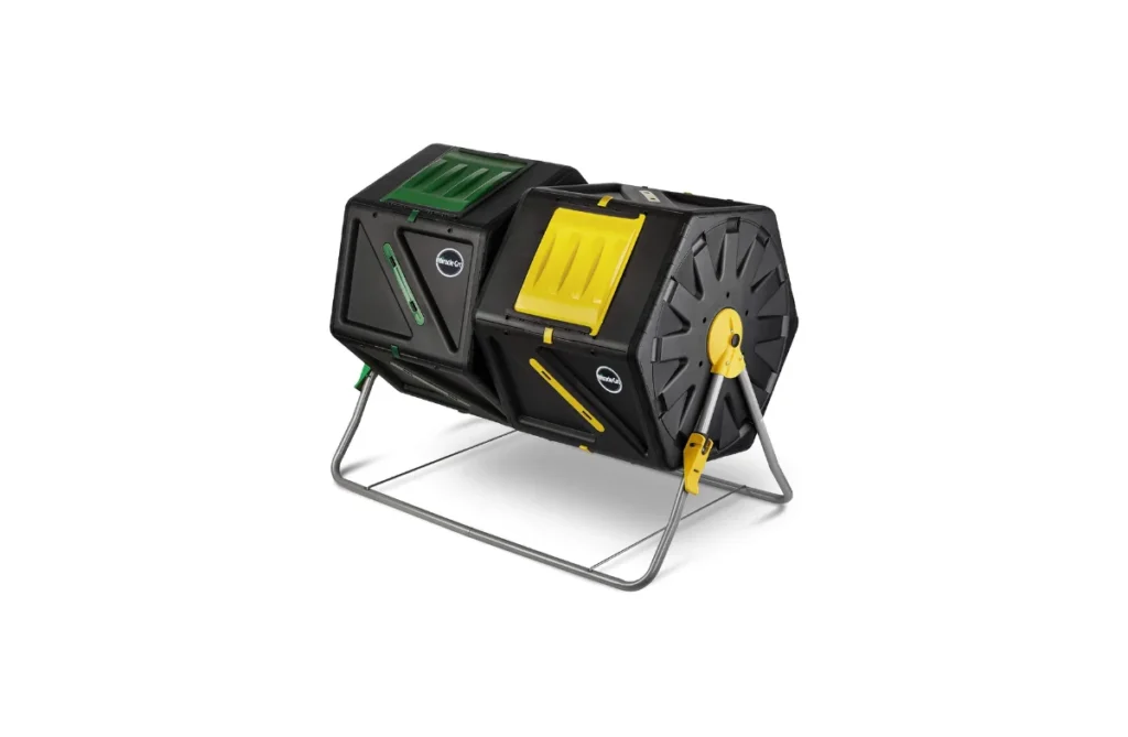 Miracle-Gro Large Dual Chamber Compost Tumbler (2 x 27.7 gallons)