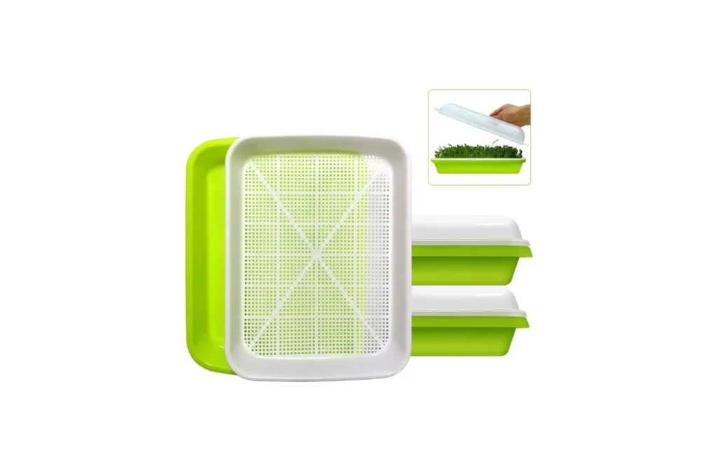 2-Pack Seed Sprouter Tray (BPA-Free, Soil-Free)