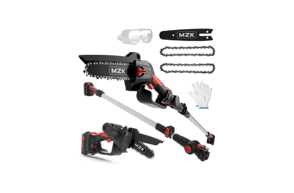 MZK 2-in-1 Cordless Pole Saw & Mini Chainsaw