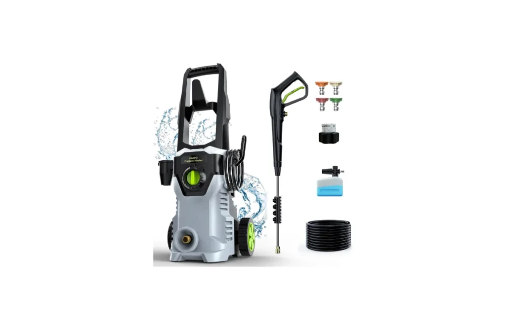 3. 4800 PSI Electric Power Washer with Foam Cannon and 48FT Hose