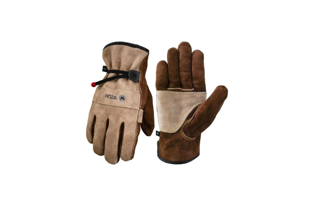 Leather Work Gloves for Men or Women by WZQH
