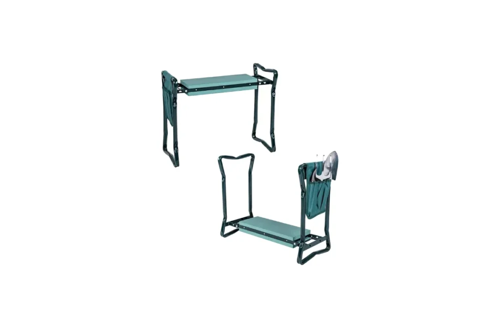 2-in-1 Garden Kneeler & Seat, Folding Seat w/EVA Foam Kneeling Pad