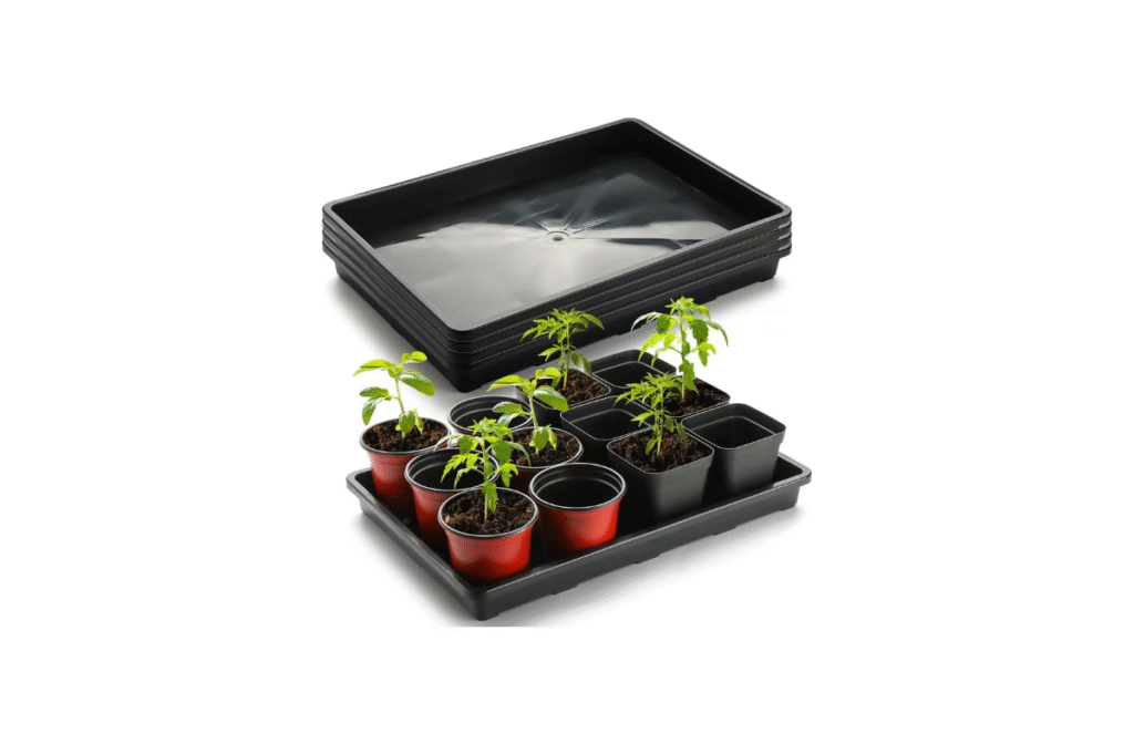 5 Pack Nursery Potting Tray – Black Holding Tray