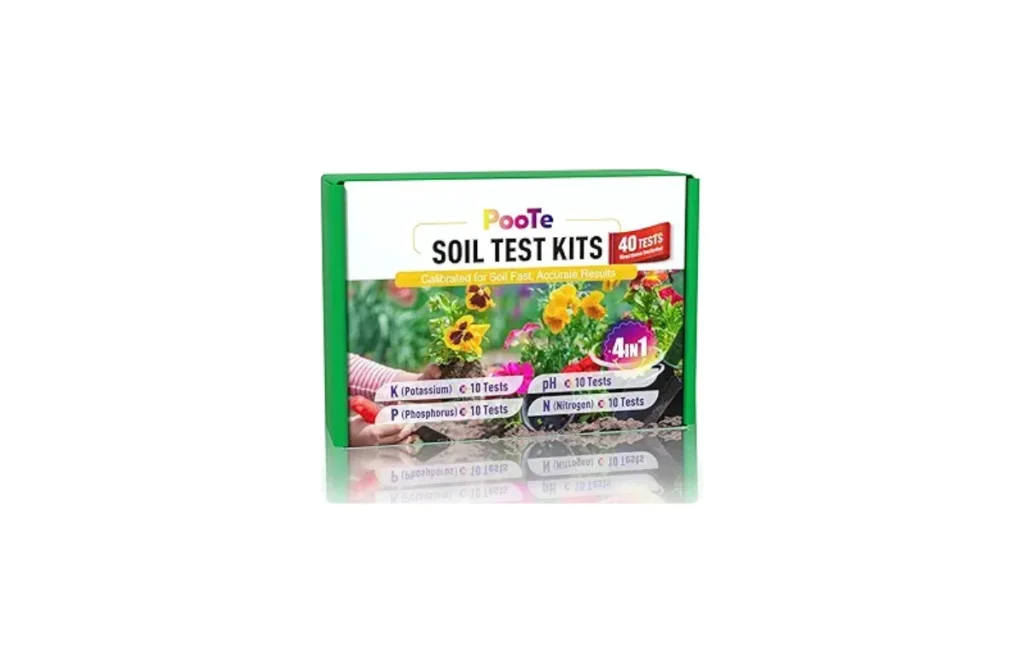 Soil Test Kit – 4-in-1 Soil Testing Kit (40 Tests)