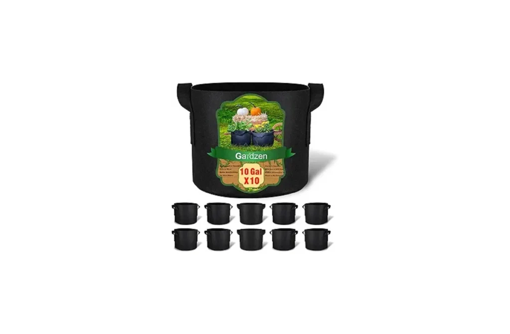 Gardzen 10-Pack 10 Gallon Potato Grow Bags