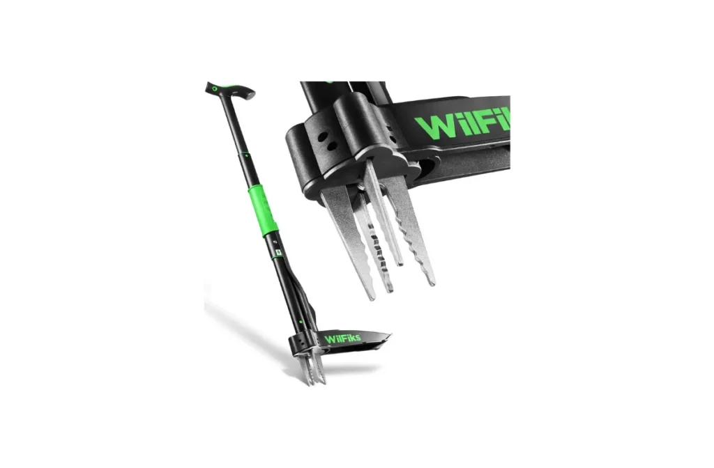 2. Adjustable Weed Puller Tool with Quick-Release Ejector