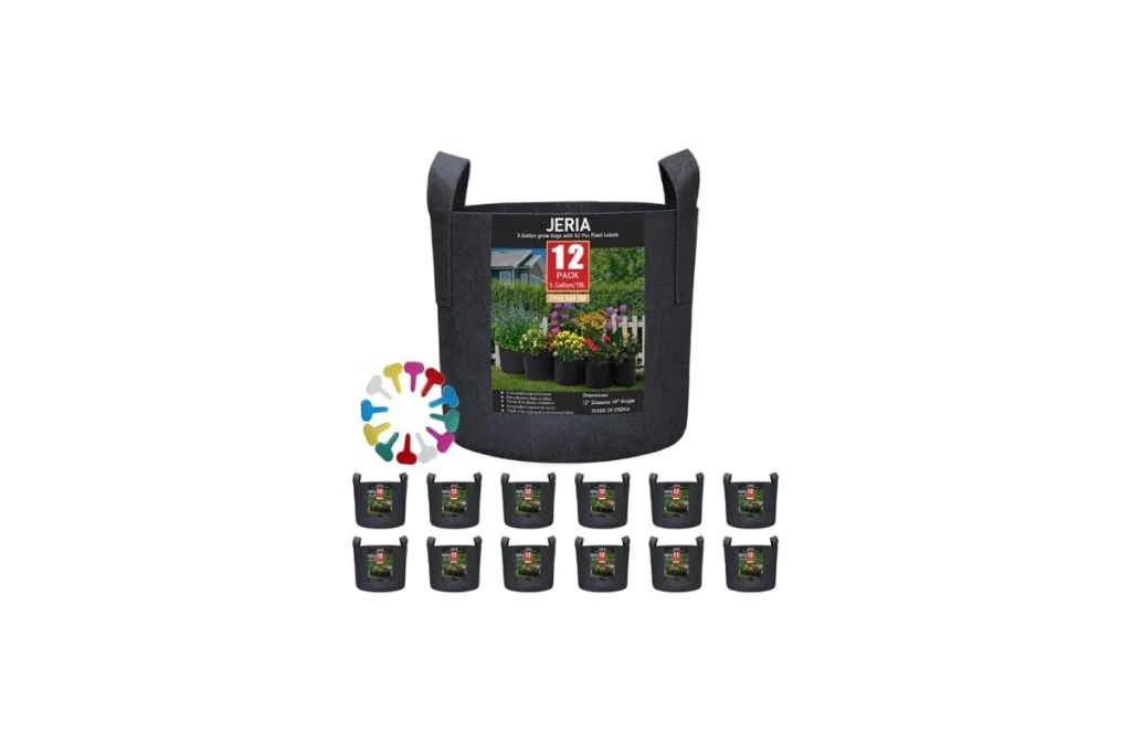 [Upgraded] 4-Pack 15 Gallon Potato Grow Bags with Harvest Window