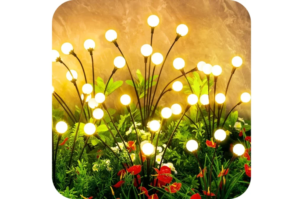 1. Solar Lights Outdoor Waterproof 4 Pack of 32 LEDs