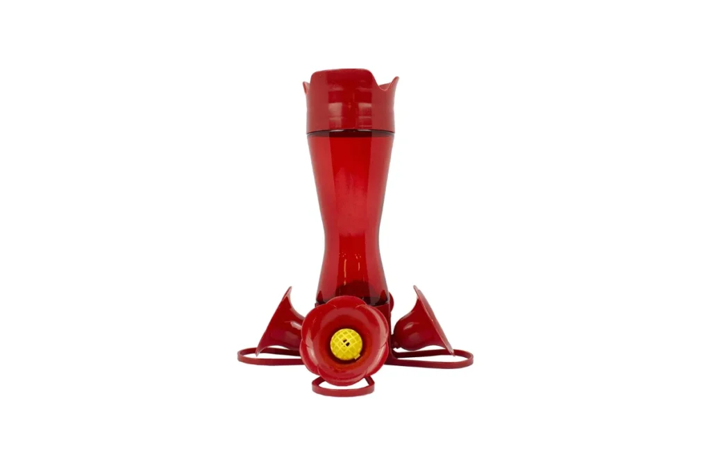 4. Perky-Pet 403CP Pinch Waist Plastic Hummingbird Feeder – 8 oz