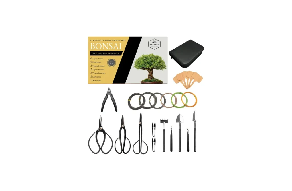 22 PCS Bonsai Tree Tools Kit with High Carbon Steel Tools