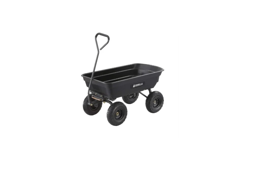 Gorilla Carts Heavy Duty Poly Utility Dump Wagon