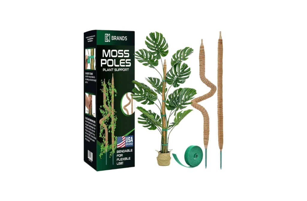 2. 2 Pack 28" Bendable Moss Pole – Monstera Plant Support
