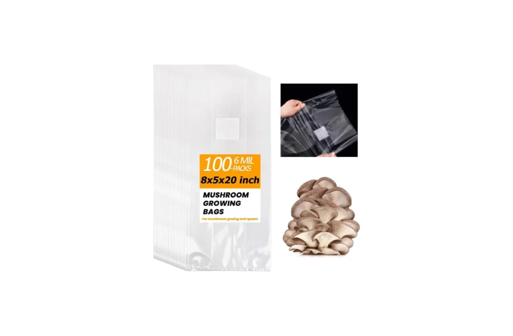 1. 100PCS Mushroom Planting Kit – 6 Mil Thick