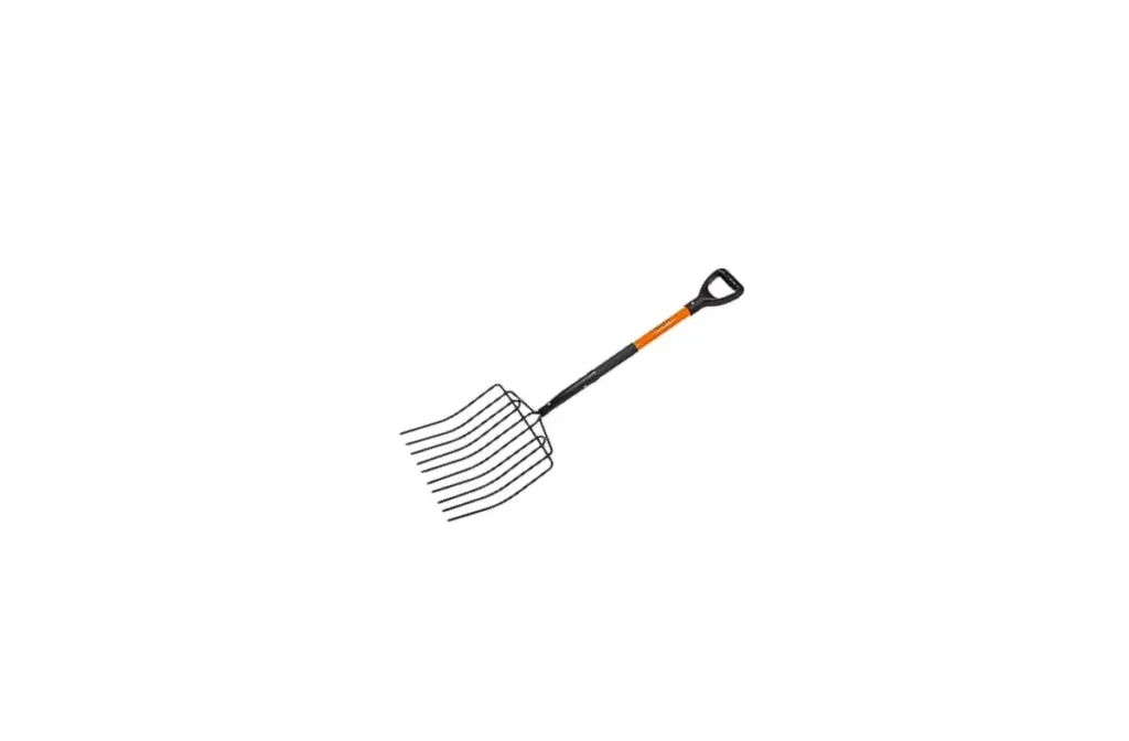 2. 10-Tine Pitch Fork with Fiberglass Handle – 45” Heavy Duty