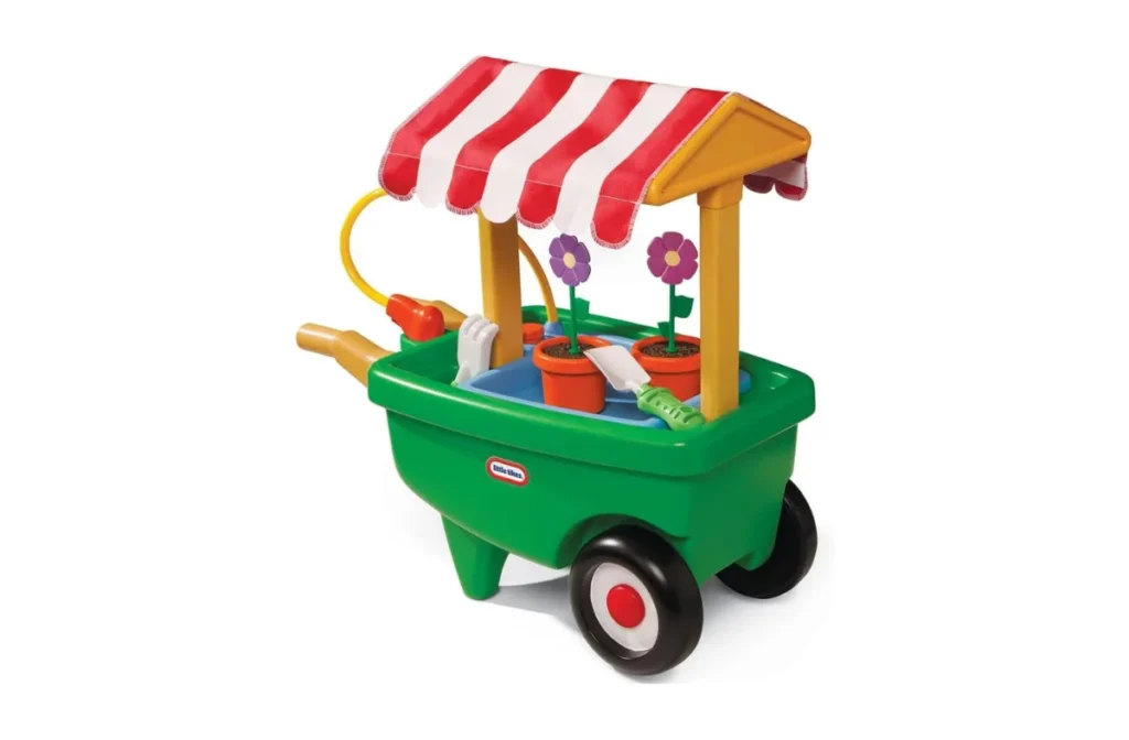 5. Little Tikes 2-in-1 Garden Cart and Wheelbarrow