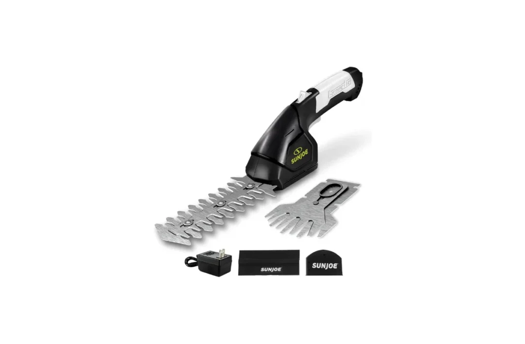 3. Sun Joe HJ604C Cordless Grass Shears and Trimmer – 7.2V