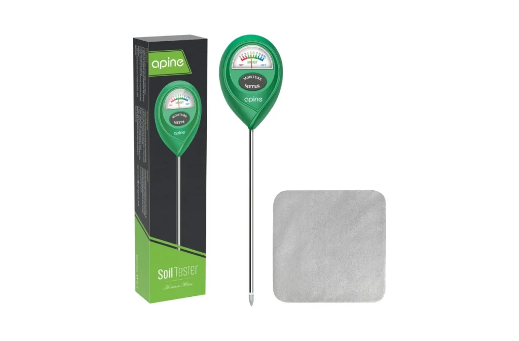 6. apine Soil Moisture Meter (Green, Simple Design)