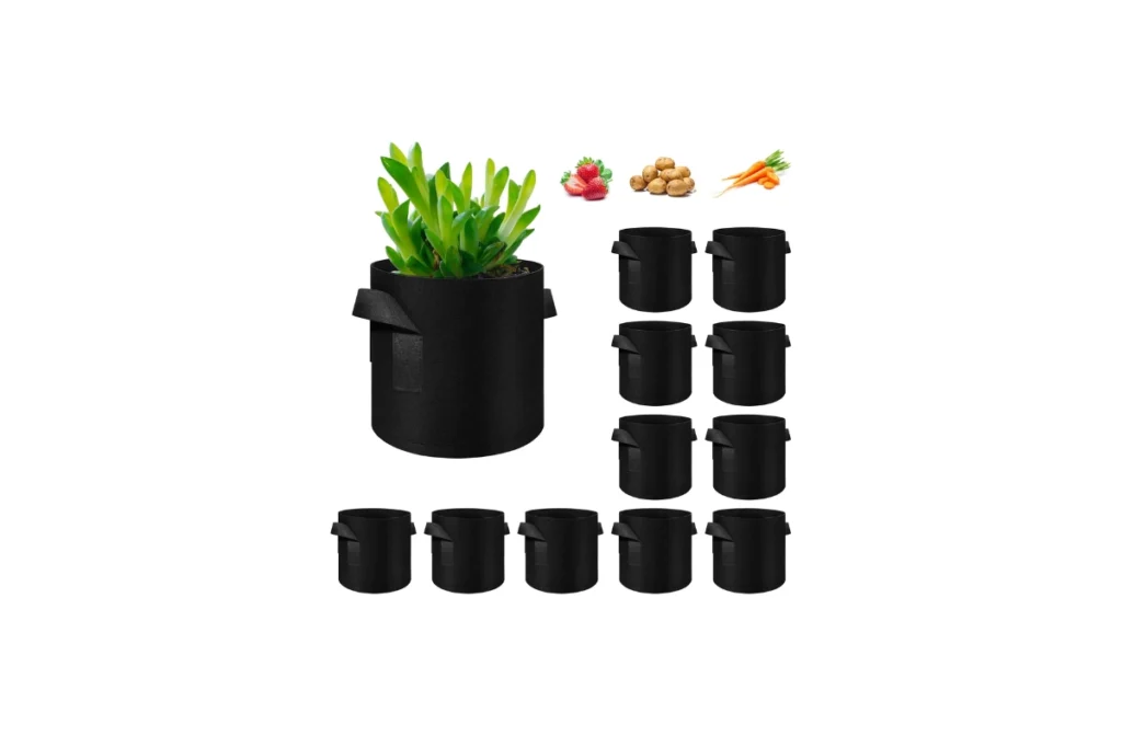 2. 12-Pack 10 Gallon Grow Bags