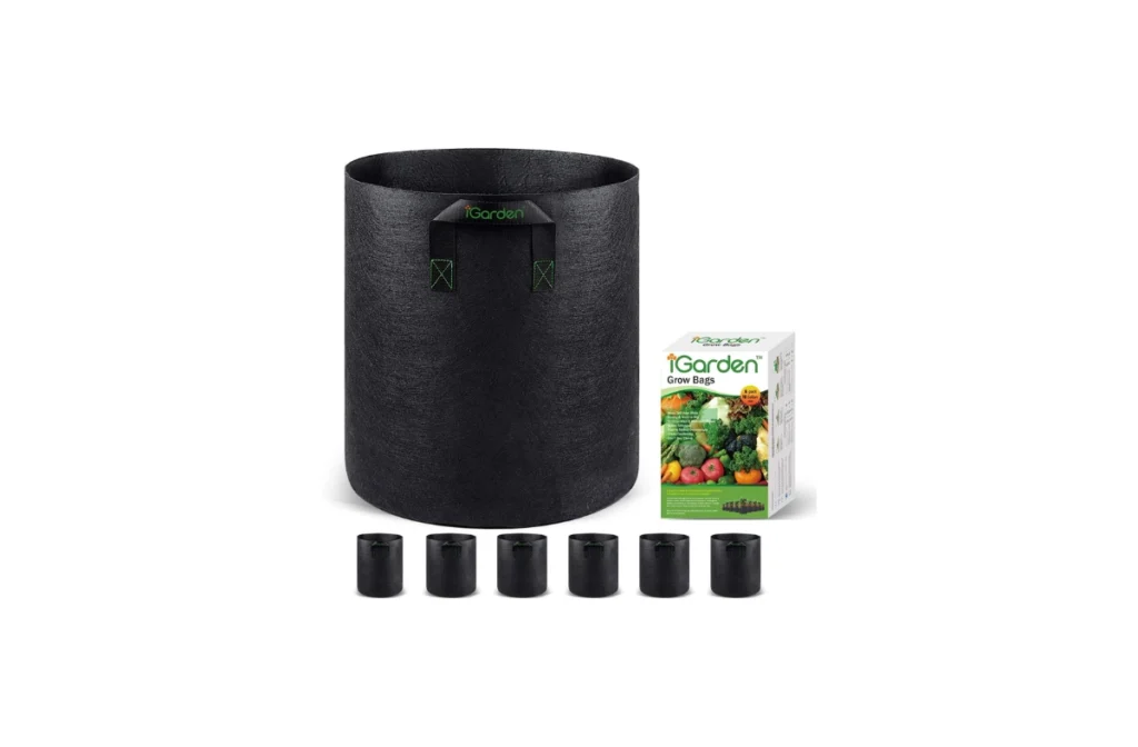 4. Tall 10 Gallon Grow Bags (6-Pack)